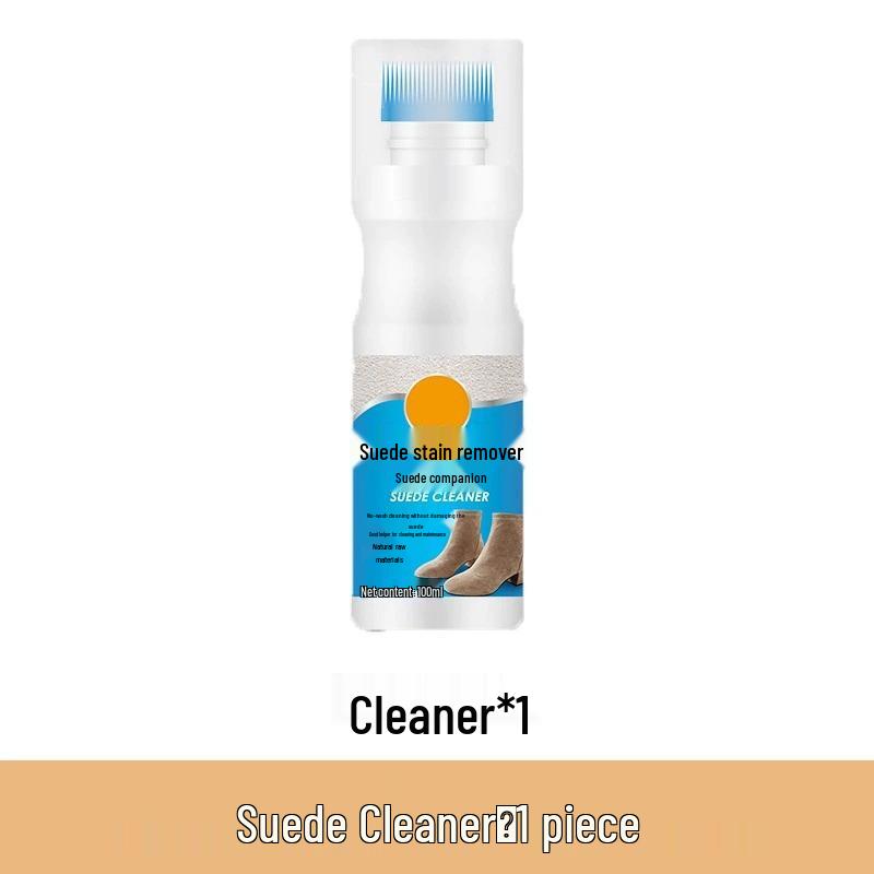 Suede & Nubuck Shoe Cleaning Brush with Rubber Eraser and Soft Bristles