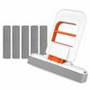 Mini Includes 5 Replacement Absorbent for Tabletop Cleaning Mop, Foldable, Handheld, One-Handed Wringing, Sponges,