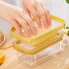 With Sealing Lid Butter Slice Container Plastic Butter Box Durable Butter Slicing Box Household