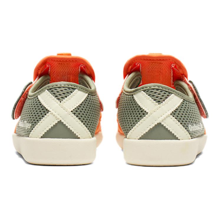 Onitsuka Tiger Mexico 66 Kids Sandal Comfortable Casual Durable Rebound Childrens Sandals Kids sandals Orange Gray 1184A198-800