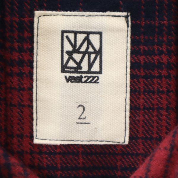 unused VAST222 18AW made in Japan Check Pattern Long sleeve Shirt jacket Men's Used