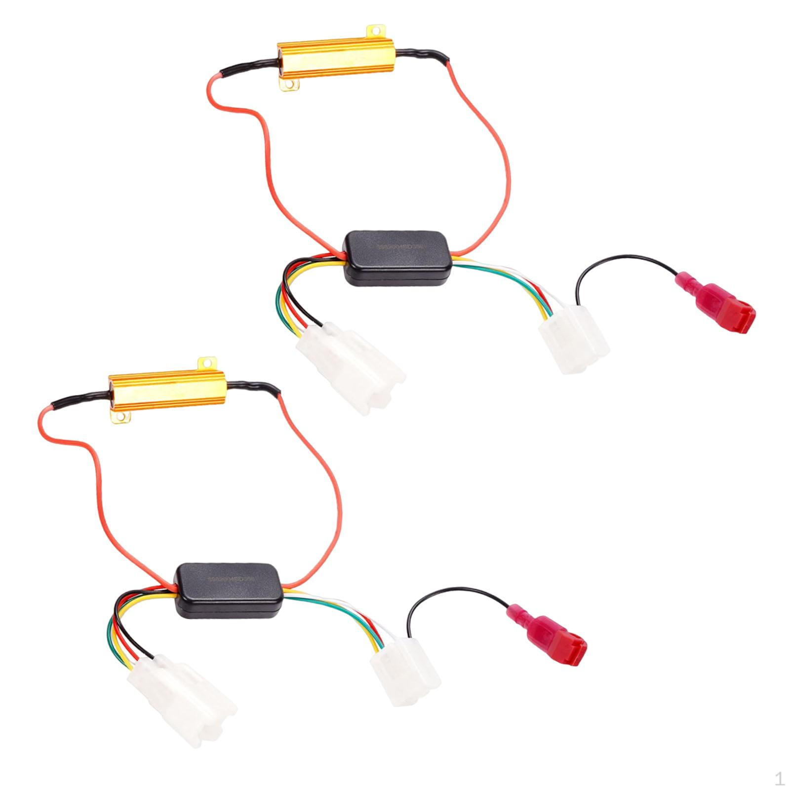 

DD3009 Tail Turn Signal Module Set Lightweight Professional Automobile Accessory Spare Parts Easily