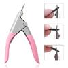 Professional Nail Art Clippers Special Type U False Tips Edge Cutter Manicure Adjustable Stainless Steel Nail Art Tool