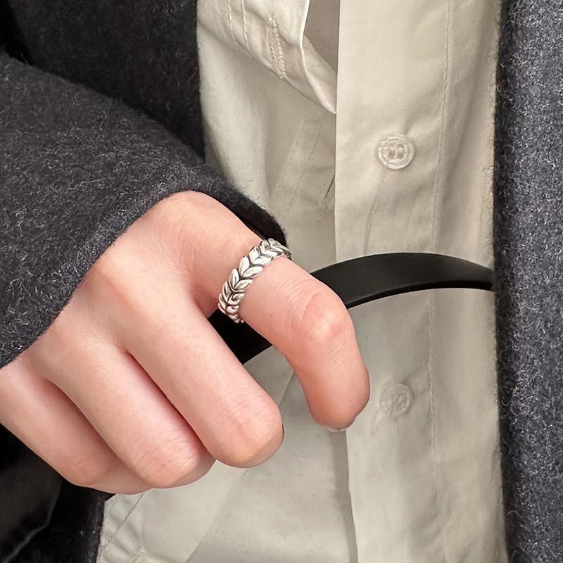 Unique Vintage Heart Shaped Ring For Women Fashionable Adjustable Copper Band 2023