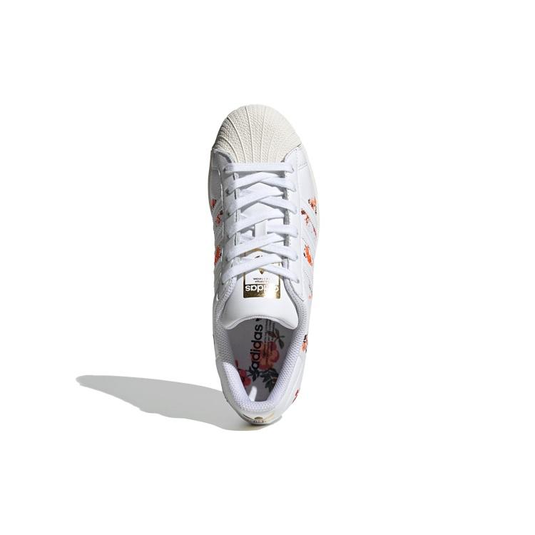 (WMNS) Adidas Superstar 'White Floral' Women's FY8768