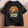 Cupid Stunt Graphic Print Tshirts Unisex Clothing Summe Casual Fashion Funny Meme Oversize ONeck Short Sleeve Tops Tshirts