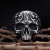 Gothic Vintage 316L Stainless Steel Skull Ring For Men Women Fashion Punk Biker Carved Rings Amulet Jewelry Gifts Dropshipping