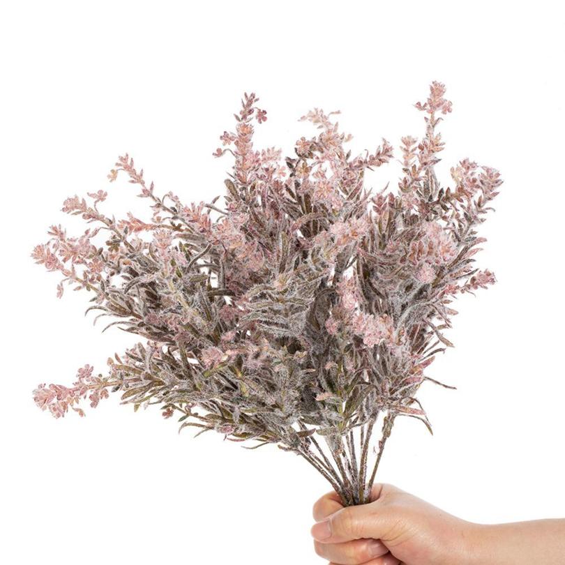 Artificial Flowers Plants Plush Lavender Bouquets Home Vases Gardens DIY Gifts Flower Garland Materials Wedding Bridal Bouquets