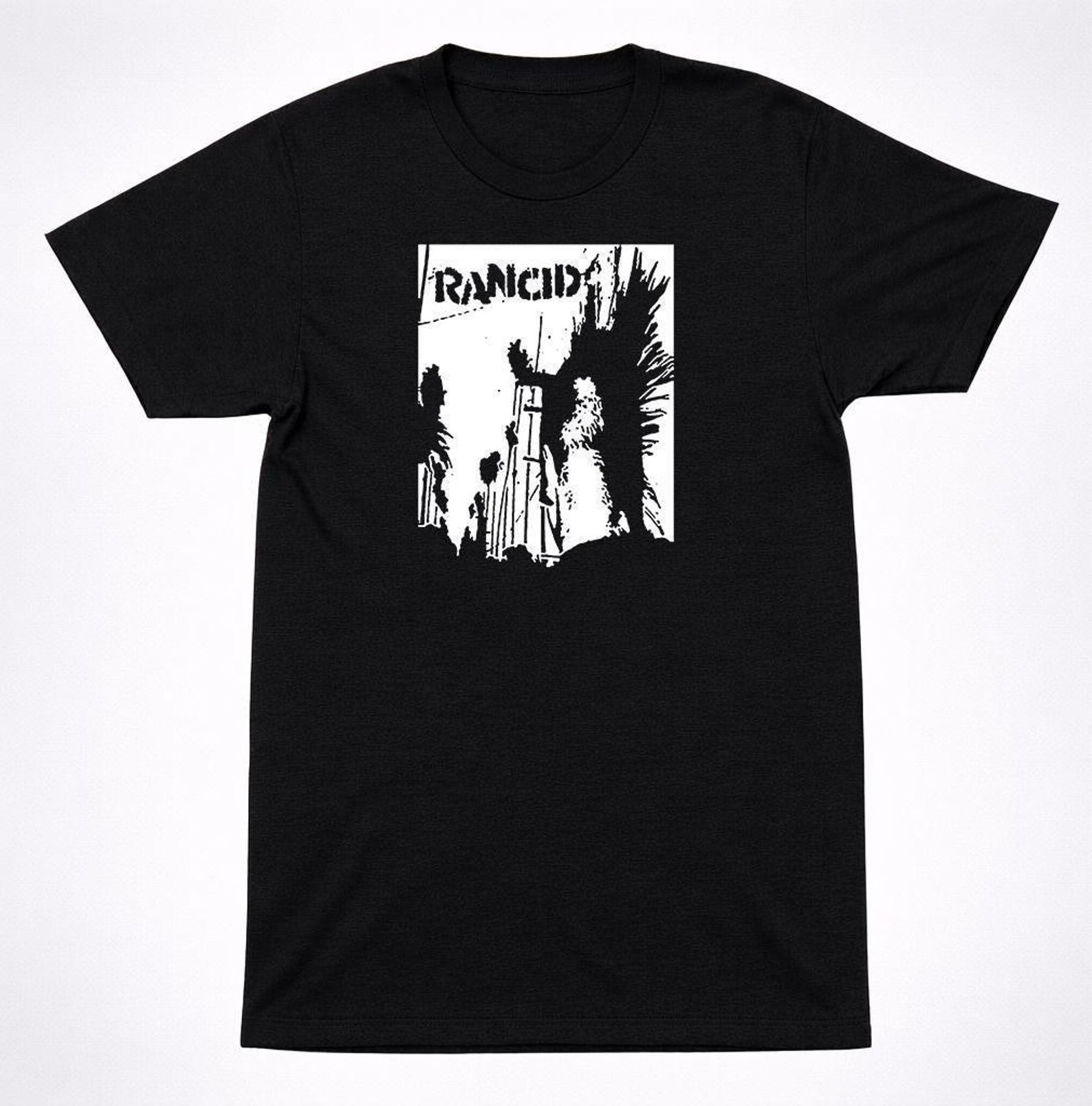 Rancid Mohawk Graphic Shirt - Street Punk Band Tee - Black Cotton, Classic Punk Rock Apparel, Unisex S
