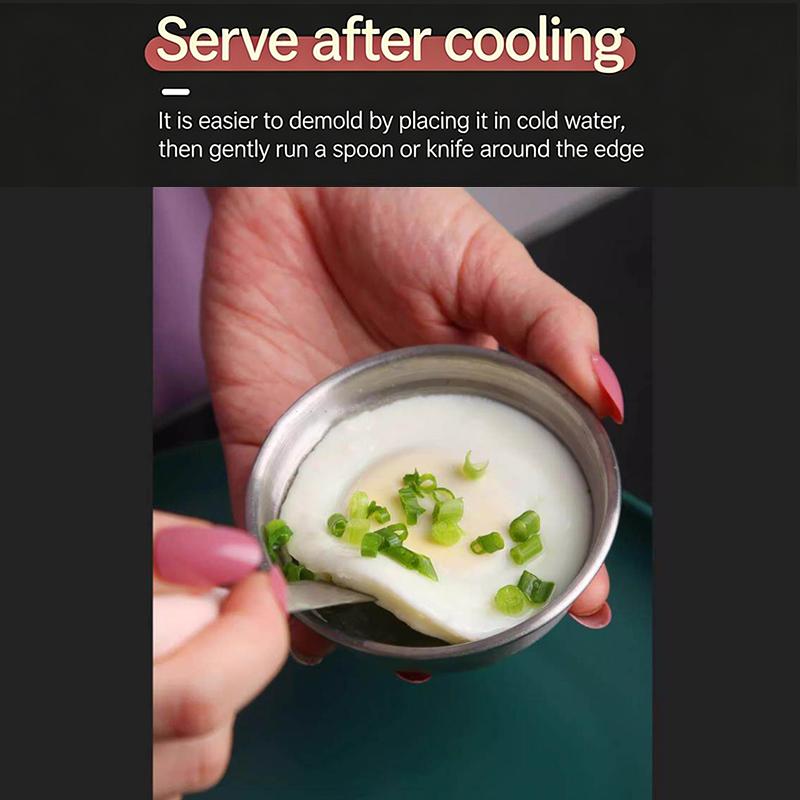 Stainless Steel Egg Steamer Household Multi-Functional Round Boiled Egg Kitchen Utensils
