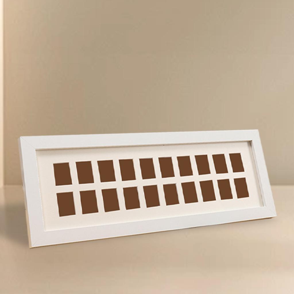 Picture Frame with Transparent Glass Display Tabletop Ornament for Home Decoration Photo Frame Standing