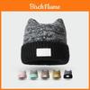 Cappello in Maglia da Donna Autunno Inverno Acrilico Caldo Antivento Accogliente Stile Pullover Per Uso Casual all'Aperto