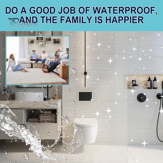 300ML Polyurethane Waterproof Coating Roof Wall Repair Adhesive Anti-Leakage Waterproof Agent Indoor Outdoor Liquid Waterproof Insulating Sealant