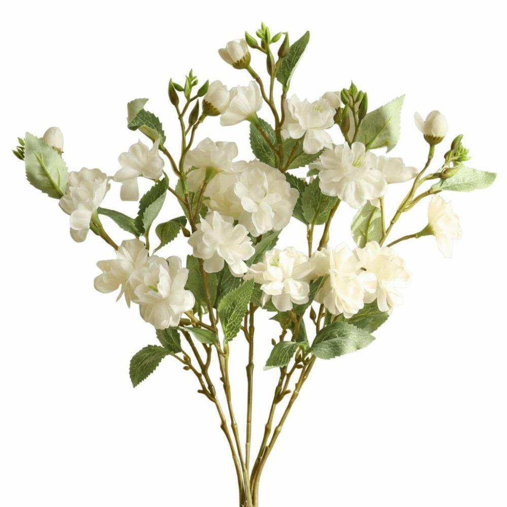 45CM Length Artificial Camellia Flower Silk Material Flower Arrangement  Wedding Decoration