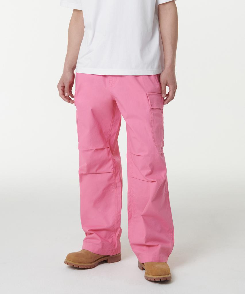 Musinsa Standard Cotton Parachute Cargo Pants [Pink]