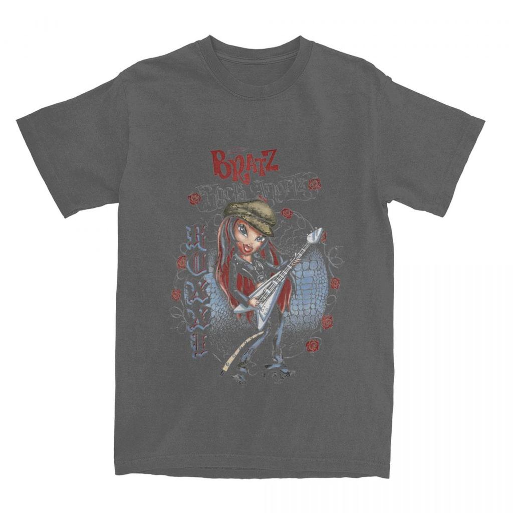 Haikyuu T Shirt Bratz Roxxi Pure Cotton T Shirts Trending Tee Shirt for Mens Summer Awesome Casual Short Sleeve Top Tees