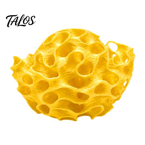 Fish Breeding Cave Aquarium Shrimp Cave, 3D Printed Honeycomb Betta Hide, Tank Ground Hideout, Porous Sphere Shelter for Guppy Small