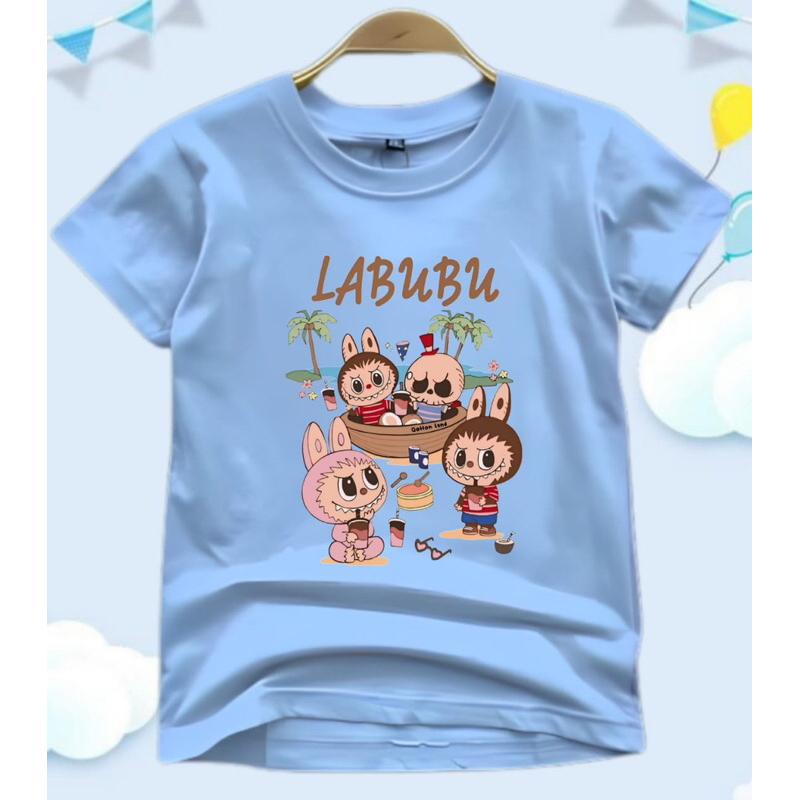 Virus Labubu Beach Children's T-shirt