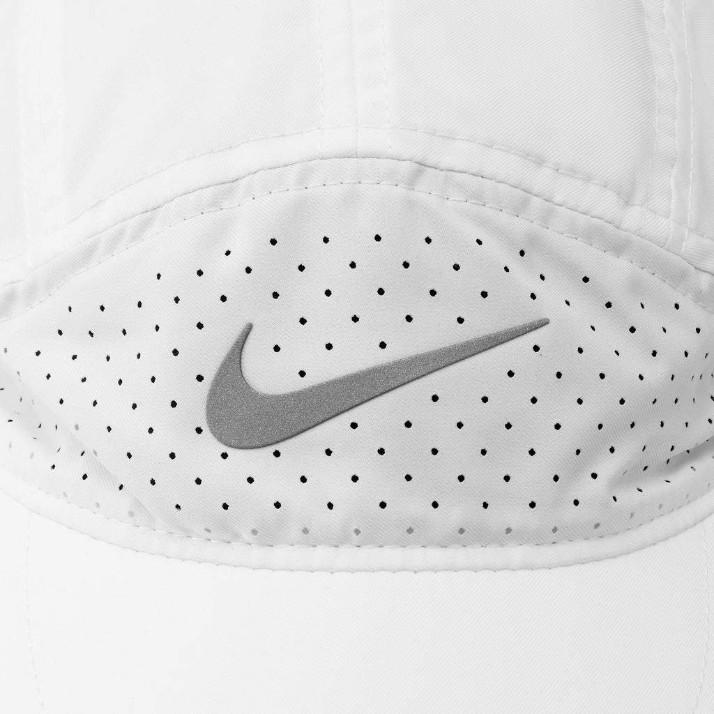 Nike Breathable Letter Logo Decorated Polyester Baseball Cap Unisex Hats White FB5681-100