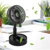 Portable Multi-Functional Folding Fan: Silent, Rechargeable, High Wind Power, Retractable