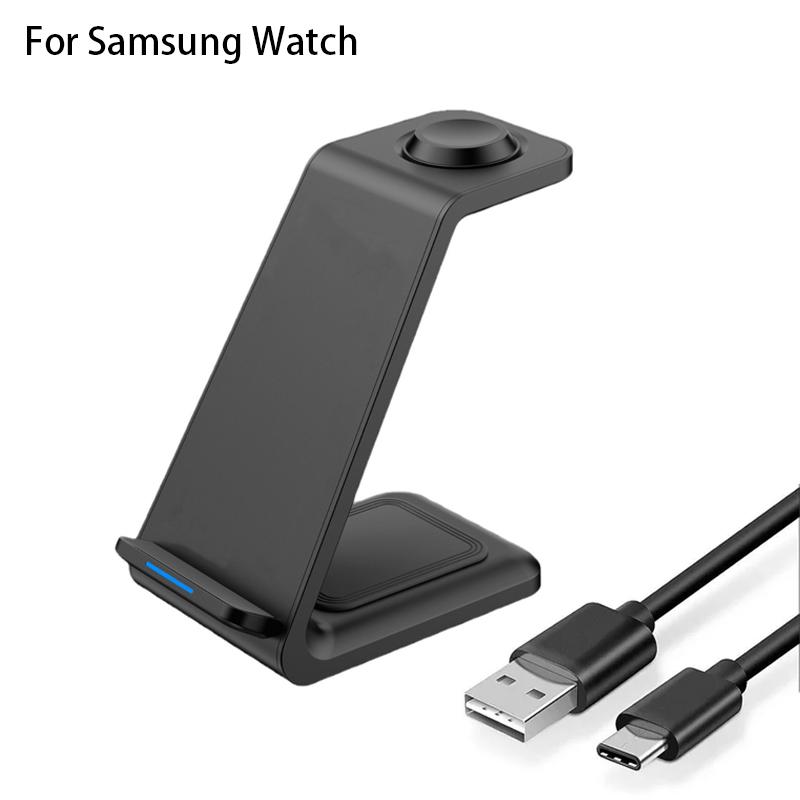 

3 in 1 Wireless Travel Charger For Samsung Galaxy S24 S23 Ultra Watch 7/6/5 Active 1 2 Buds 2 Pro/Pro Fast Charging Station