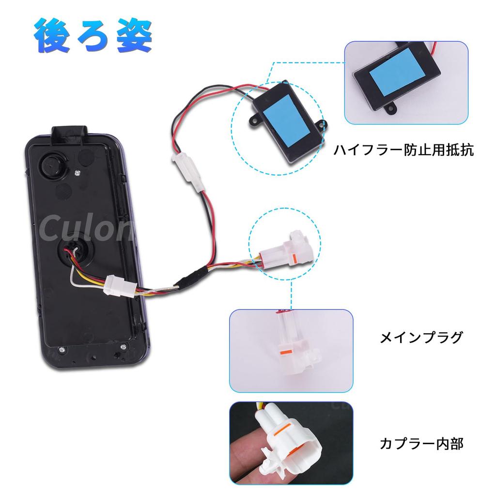 Culon Hijet Jumbo Series LED zadní světla s a dynamickými směrovými světly pro září 2014 listopad 2021 Kouřová čočka Nákladní auto/Daihatsu