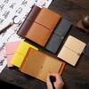 A6 Retro Leather-Look Loose-Leaf Pocket Notebook - Customizable Travel-Friendly Design