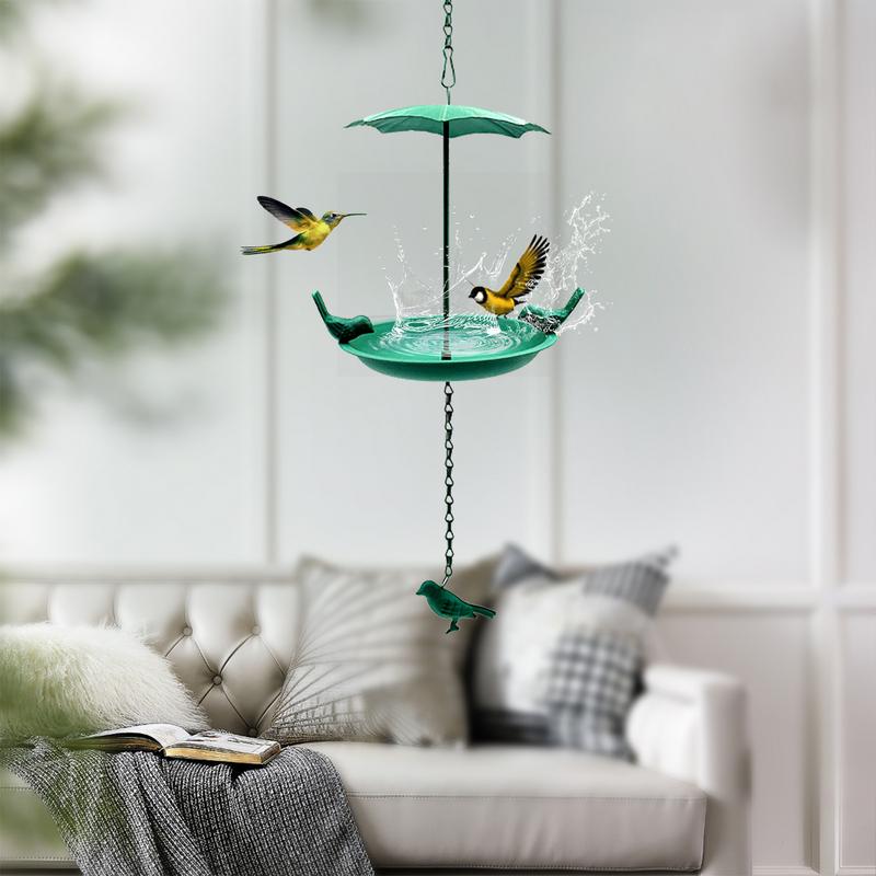 Outdoor Bird Feeder Bird Food Bowl Bird Feeder Wild Bird Feeders Squirrel-Proof Garden Decor Iron Outdoor Bird Baths Bird