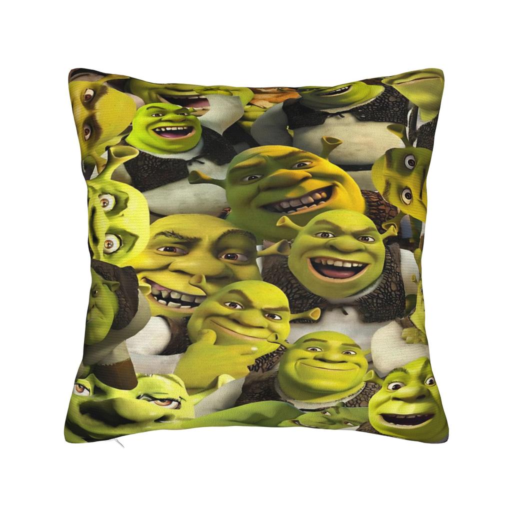 Polštářový potah Shrekův vtipný polštář Vlastní potah na polštář Novinka Povlak na polštář na pohovku ložnici domácí dekorace
