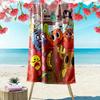Strawberry Shortcake 2D Flat Print Beach Towel, Large Soft Quick Dry Towel for Beach Camping SwimmingXSTJ0915512