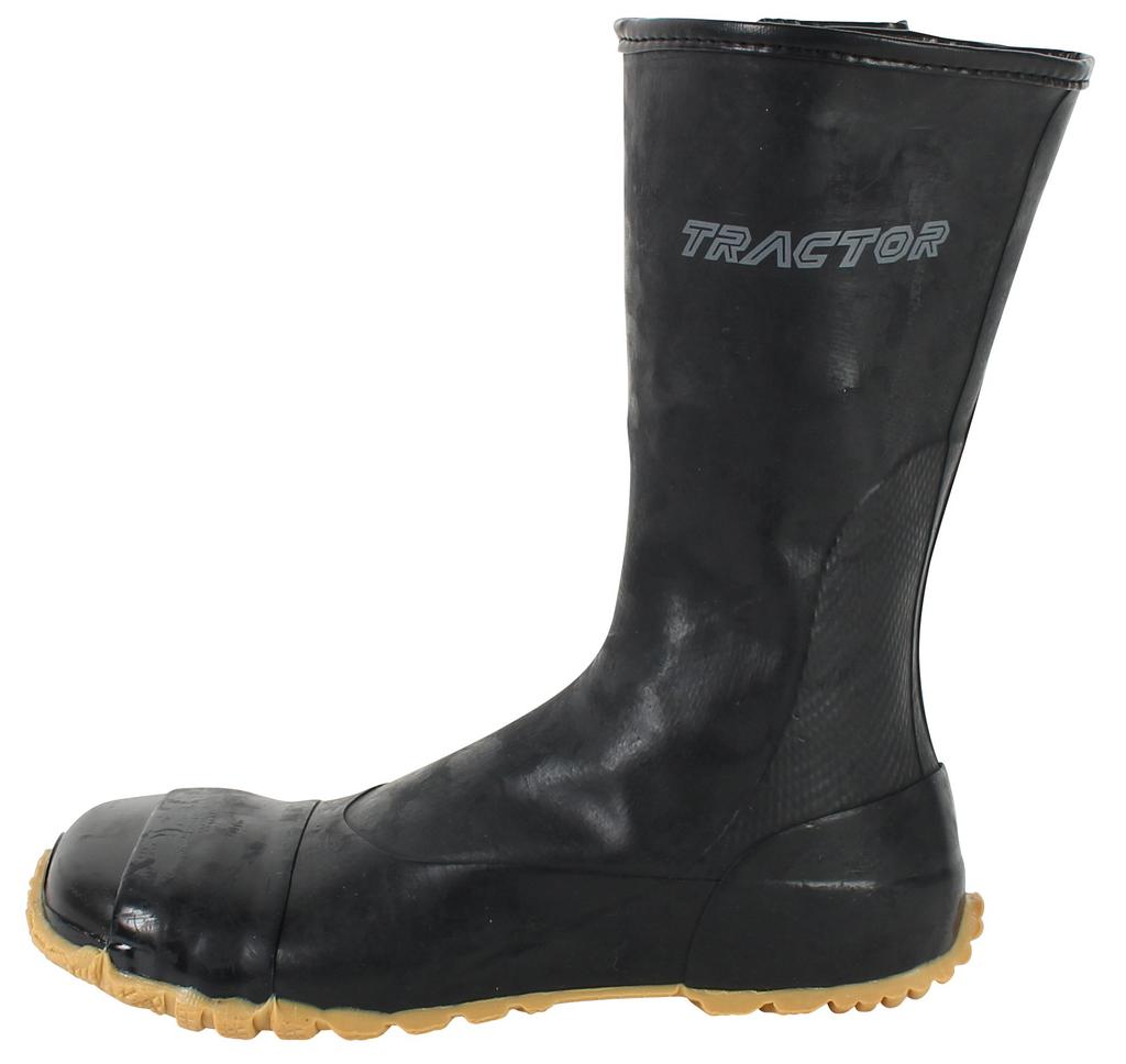 Tractor shoes with toe protection safety rubber waterproof work made in black toe extra large [Marukatsu] crotch, type, tabi, shoes, Japan, (with