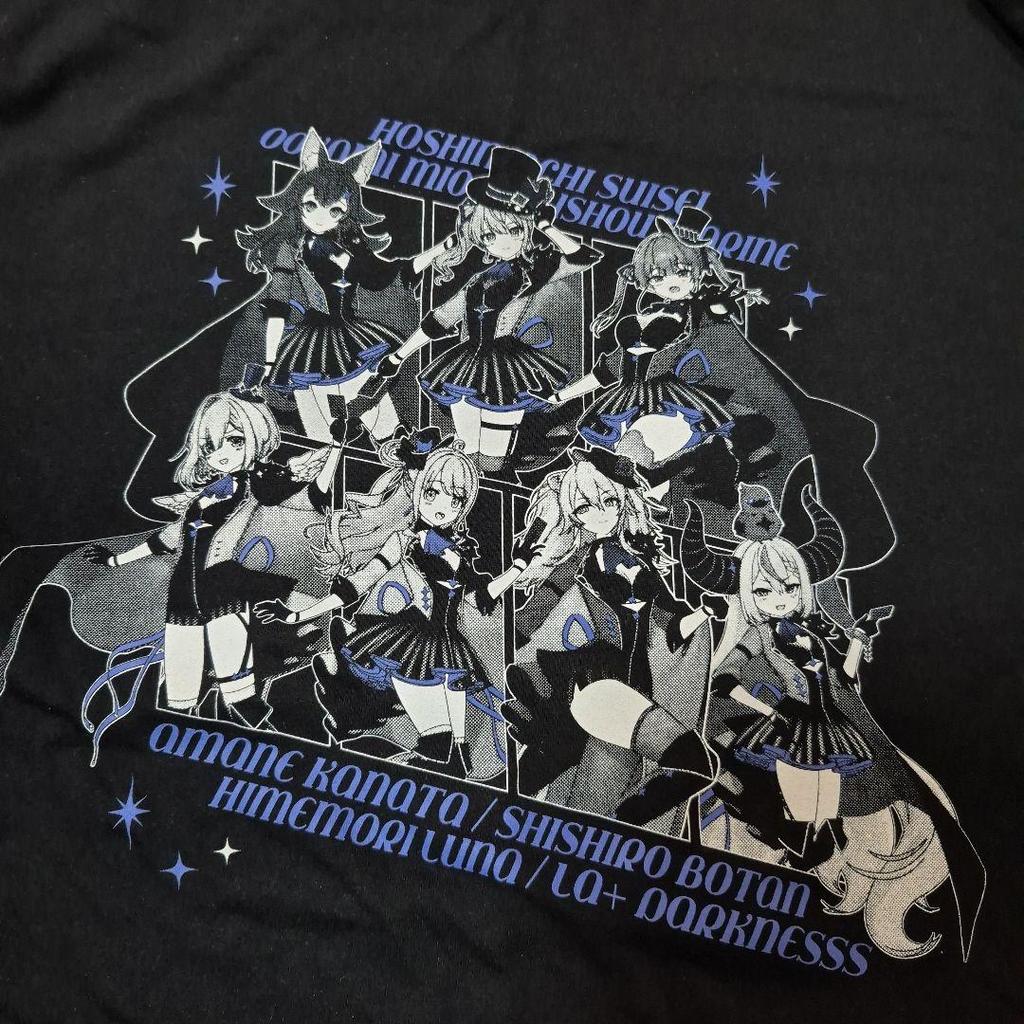 [USED] 00s Naruto Shippuden Anime Long T-Shirt Black M