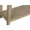 Console style item home - Marron pin - 140 cm - Blanc