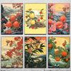 Canvas Printing Fruit Japanese Vintage Creative Landscape Forest Lake Posters and Prints Wall Art Picture for Living Room Decor