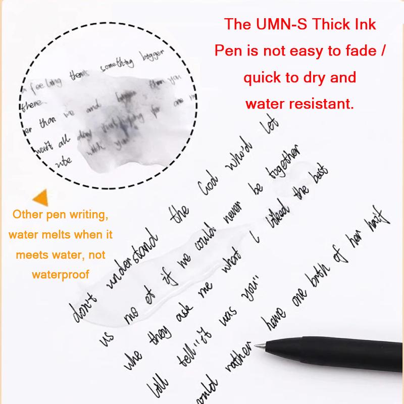 Uni Ball One Gel Pen UMN-S 0.5mm Thick Colorful Ink Handwriting Marking Pens, Japanese Stationery Awards Canetinhas Para Colorir