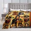 Virgin Mary Flannel Throw Blanket - Soft & Warm Digital Print Fleece,Lightweight for Sofa/Bed/Travel, Multi-Purpose Cozy Blanket