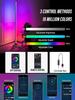 120cm Tripod RGB Corner Floor Lamp Bluetooth Tuya wifi Dimmable Led Standing Lights Living Room Bedroom Home decor Mood Lighting