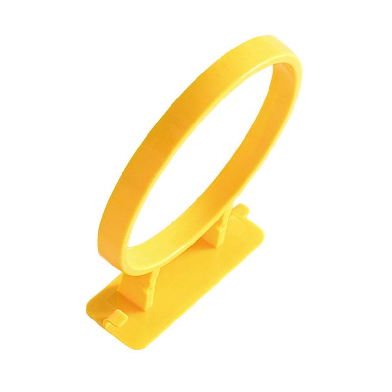 Soccer Ball Wall Mount Display Holder Plastic Football Storage Rack Basketball Supplies Yellow