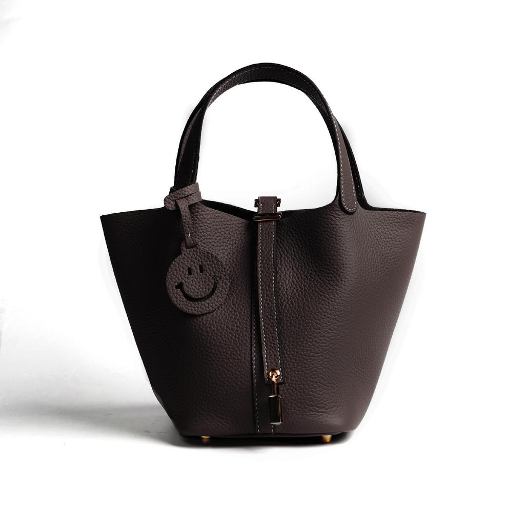 Kadın Yaz 2025 TOGO Dana Derisi Kova Tote Çanta