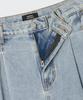 Musinsa Standard Two-Tuck Wide Denim Pants [Sky Blue]