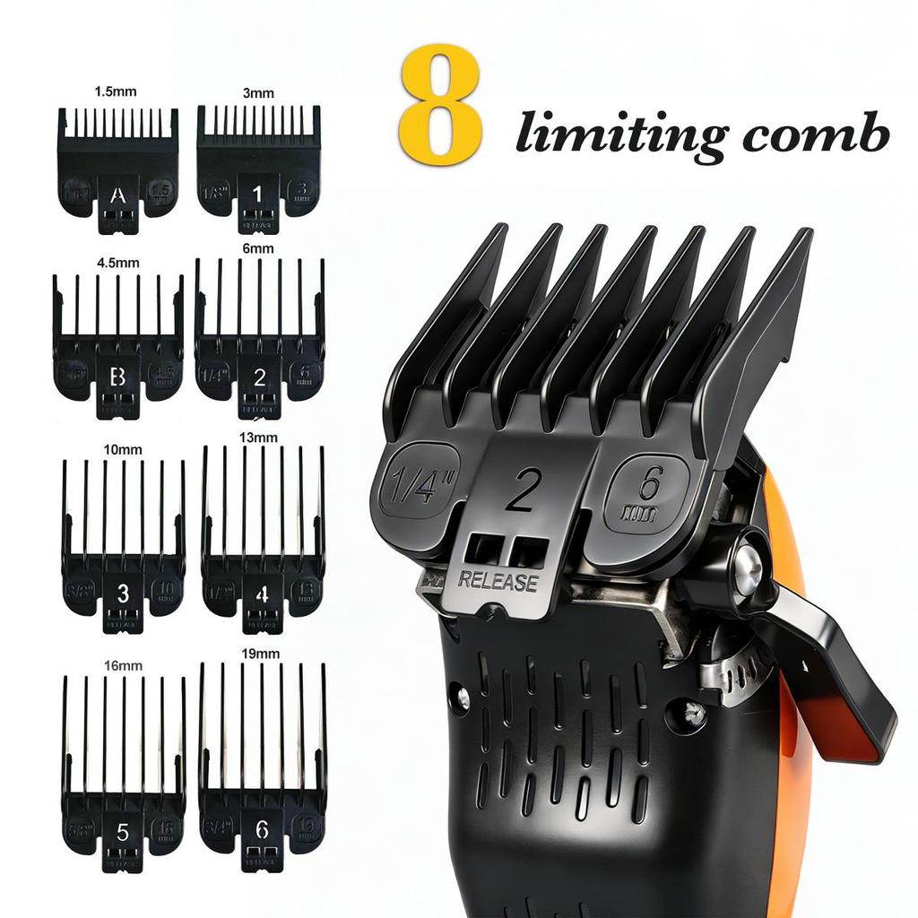 BRDCLIP BRD-619 Home Hair Salon Hair Clipper with Gradual Change 7500RPM High-Speed Motor Men's Hair Trimmer
