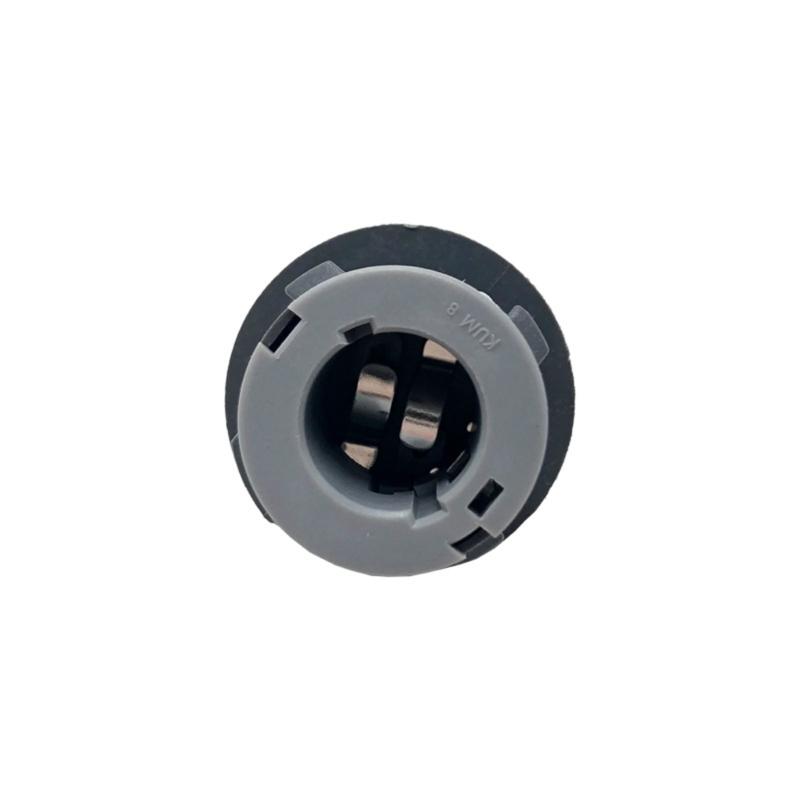 Turn Signal Bulb Socket 92166-F1000, Black Plastic Front Lamp Receptacle for Select Vehicle Lighting Replacement and Routine Maintenance