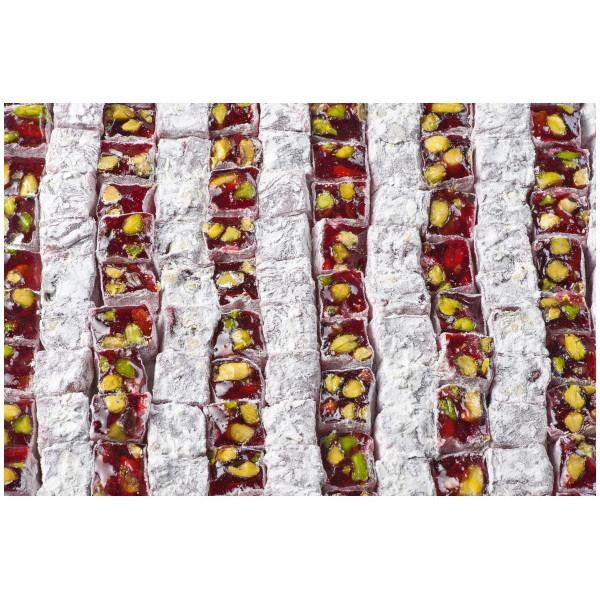 

Double Roasted Pomegranate Double Pistachio Turkish Delight 500 Gr