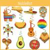Festive Mexico Spiral Streamers For Party Venue Decorations With Material Paper