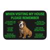 Lovely Pug Dog Front Door Floor Entrance Mats Outdoor Bathroom Kitchen Doormat Garden Carpet Rug