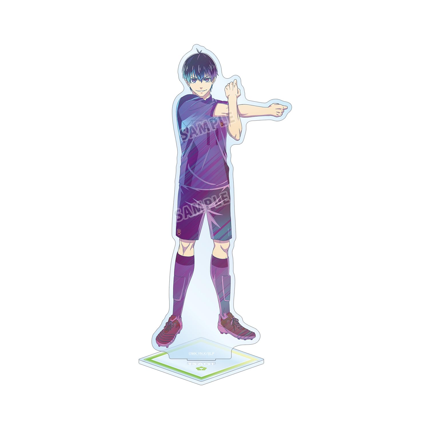 ТВ-аниме «Синяя тюрьма» Оригинальная иллюстрация Сэити Киётаки Подготовка к матчу вер.. Ani Art прозрачная наклейка Большой акриловый стенд