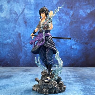 23cm Naruto Anime Figure Uzumaki Naruto Uchiha Sasuke Action Model Pvc Statue Desktop Ornament Collection Toys Gift