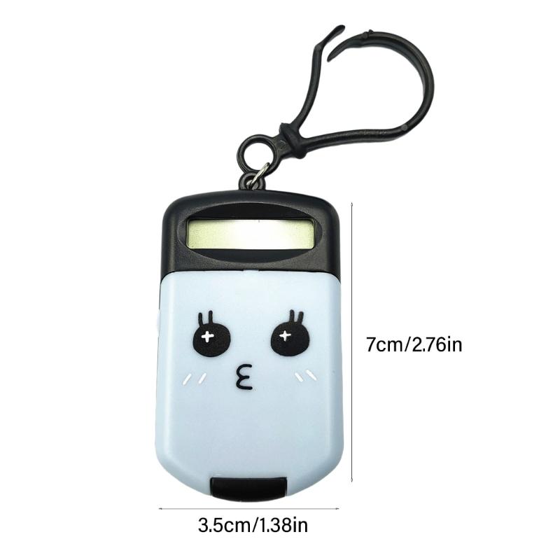 Small Calculator Lightweight &Practical Calculator Keychain Student Calculator for Quick Calculation Easily Carry QXNF