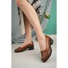 Women's Genuine Leather Low Heeled Casual Comfortable Summer Shoes