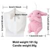 New Easter Rabbit Silicone Candle Mold DIY Bunny Gypsum Soap Mold Animal Resin Making Crafts Casting Molds Party Gift